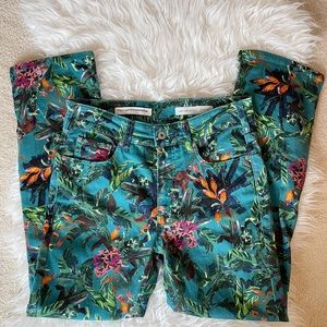 Anthropologie Pilcro and the Letterpress High Rise Bootcut Jeans Size 27 Jungle